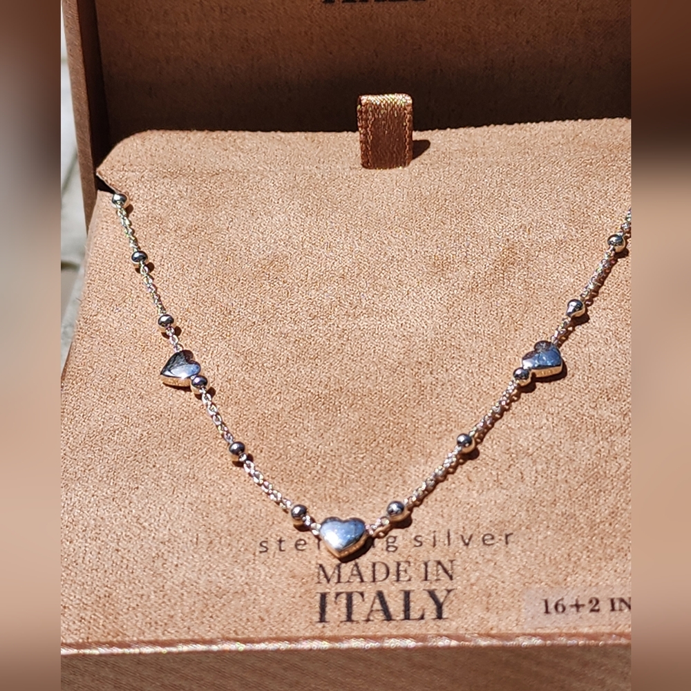 Sterling Silver .925 Heart Necklace